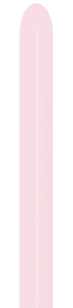 Sempertex 609 Pastel Matte Pink 260S Nozzle up Modellierballons Rosa