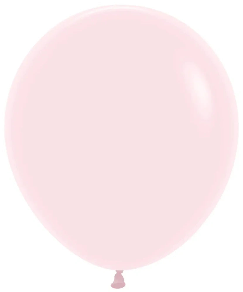 Sempertex 609 Pastel Matte Pink (Rosa) 45cm 18" Latex Luftballons