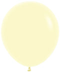 Sempertex 620 Pastel Matte Yellow (Gelb) 45cm 18" Latex Luftballons