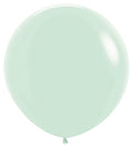 Sempertex 630 Pastel Matte Green 90cm 36 Inch Latex Riesenluftballons Grün