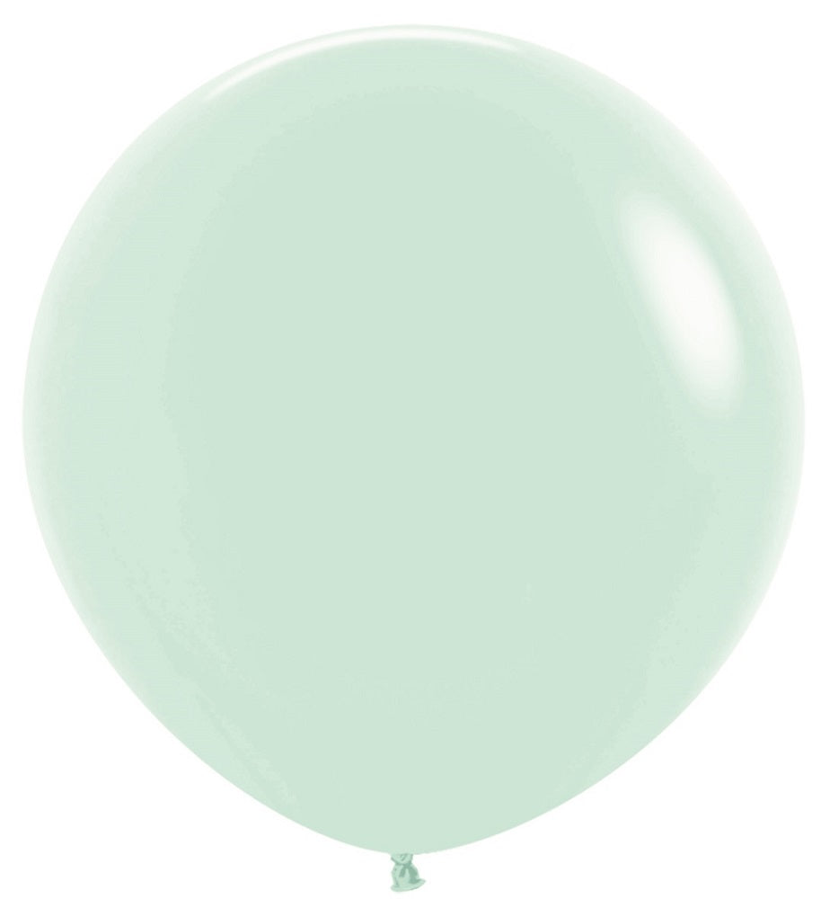 Sempertex 630 Pastel Matte Green 90cm 36 Inch Latex Riesenluftballons Grün