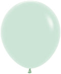 Sempertex 630 Pastel Matte Green (Grün) 45cm 18" Latex Luftballons
