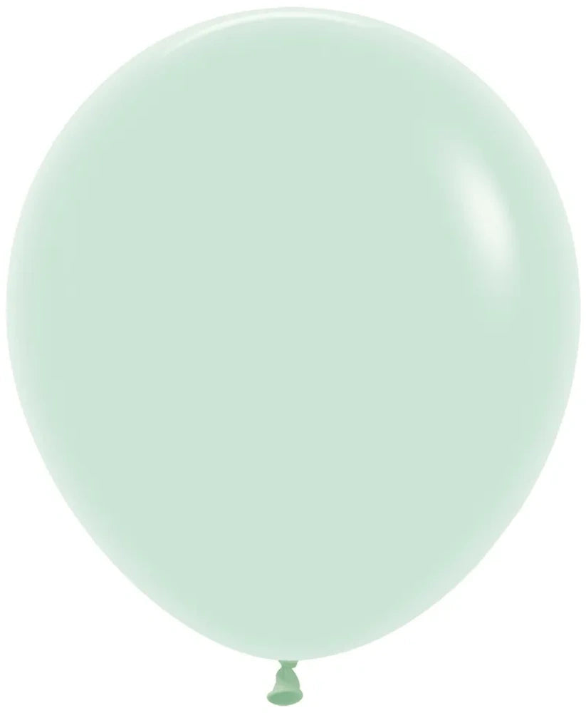 Sempertex 630 Pastel Matte Green (Grün) 45cm 18" Latex Luftballons