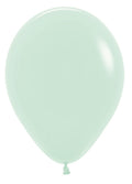 Sempertex 630 Pastel Matte Green (Grün) 23cm 9" Latex Luftballons