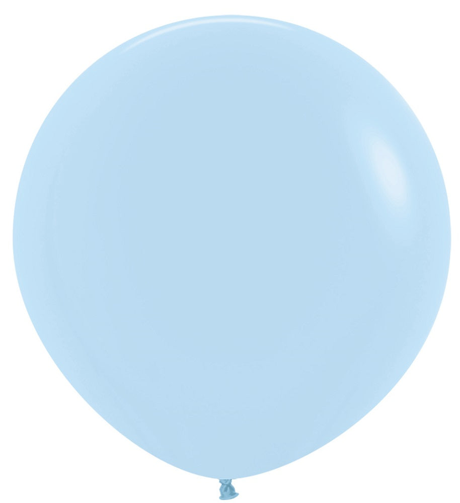 Sempertex 640 Pastel Matte Blue (Blau) 90cm 36" Latex Riesenluftballons
