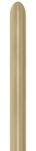 Sempertex 870 Silk Gold Dust 260S Nozzle up Modellierballons