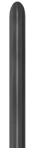 Sempertex 880 Silk Mignight Grey 260S Nozzle up Modellierballons Grau