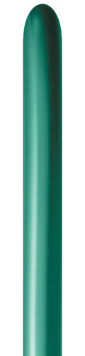 Sempertex 932 Reflex Aurora Green 260S Nozzle up Modellierballons Grün