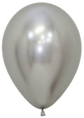 Sempertex 981 Reflex Silver (Silber) 23cm 9" Latex Luftballons