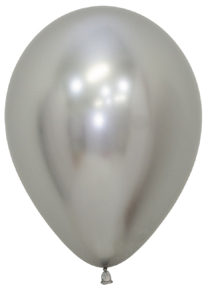 Sempertex 981 Reflex Silver (Silber) 23cm 9" Latex Luftballons