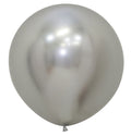 Sempertex 981 Reflex Silver (Silber) 61cm 24" Latex Luftballons