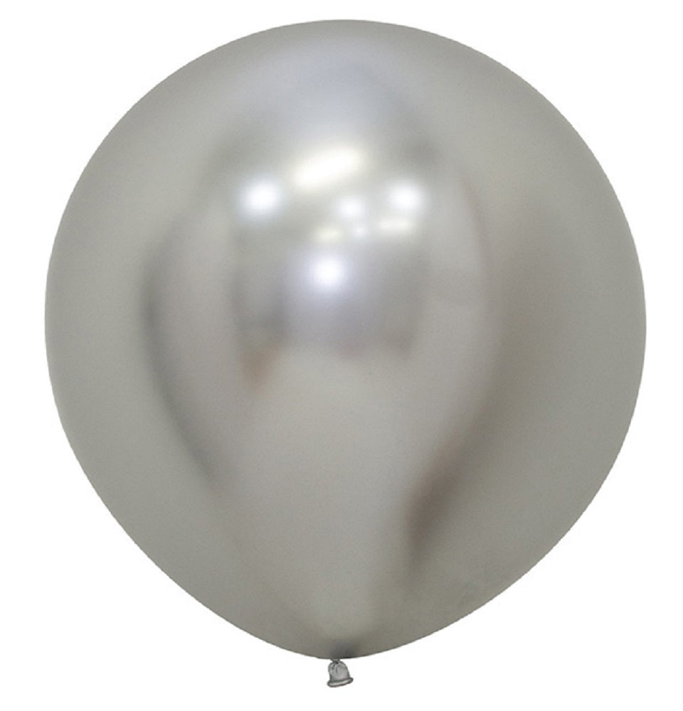 Sempertex 981 Reflex Silver (Silber) 61cm 24" Latex Luftballons
