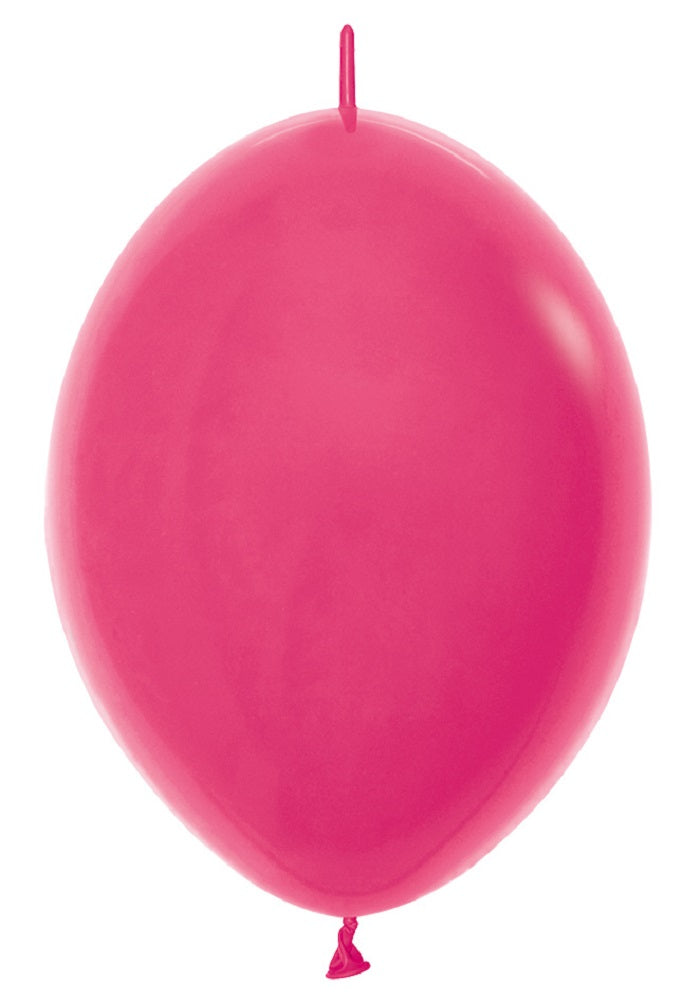 Link o Loon 012 Fashion Fuchsia 30cm 12" Latex Luftballons Sempertex