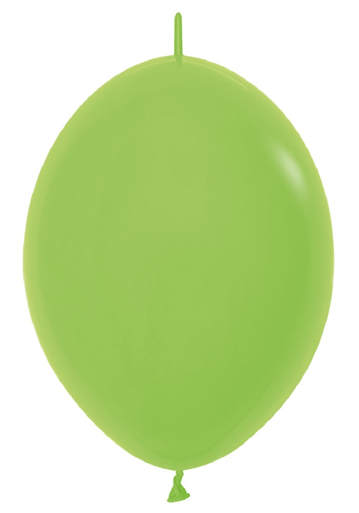 Link o Loon 031 Fashion Lime Green (Hellgrün) 30cm 12"  Latex Luftballons Sempertex
