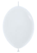 Link o Loon 005 Fashion White (Weiß) 15cm 6" Latex Luftballons Sempertex