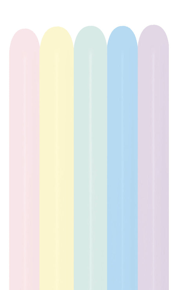 Sempertex 600 Pastel Matte Assortment 260S Modellierballons