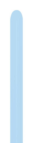 Sempertex 640 Pastel Matte Blue 260S Modellierballons Blau