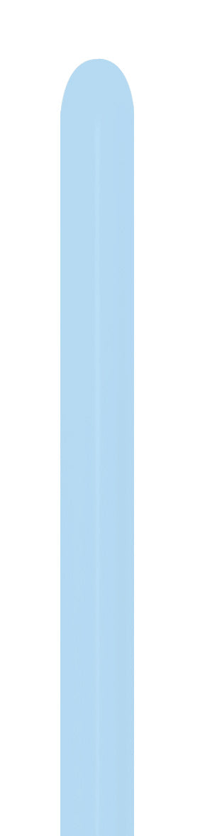 Sempertex 640 Pastel Matte Blue 260S Modellierballons Blau