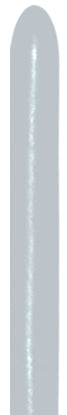 Sempertex 481 Satin Pearl Silver 260S Modellierballons Silber