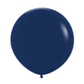 Sempertex 044 Fashion Navy Blue (Blau) 61cm 24" Latex Luftballons