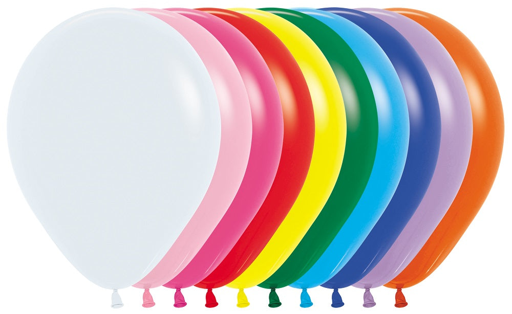 Sempertex 000 Fashion Assorted 30cm 12" Latex Luftballons