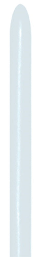 Sempertex 005 Fashion White 160S Modellierballons Weiß