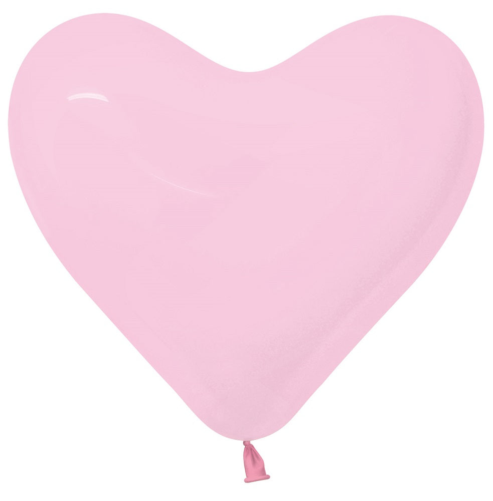 Sempertex 009 Herz Fashion Bubblegum Pink 15cm 6" Latex Luftballons