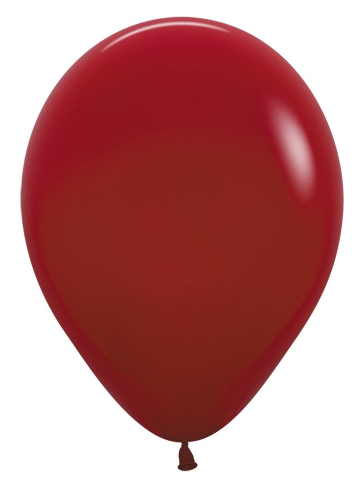 Sempertex 016 Fashion Imperial Red 30cm 12" Latex Luftballons Rot