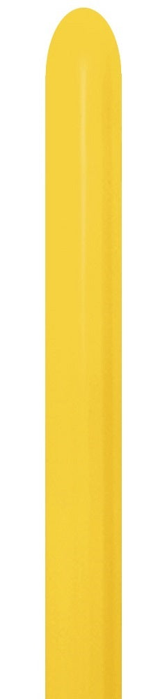 Sempertex 020 Fashion Yellow 260S Nozzle up Modellierballons Gelb