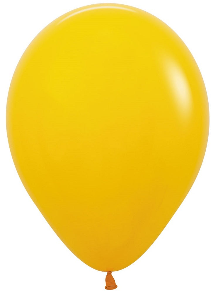 Sempertex 021 Fashion Honey Yellow (Honiggelb) 30cm 12" Latex Luftballons