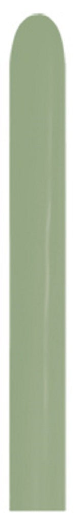 Sempertex 027 Fashion Eucalyptus 260S Nozzle up Modellierballons Grün