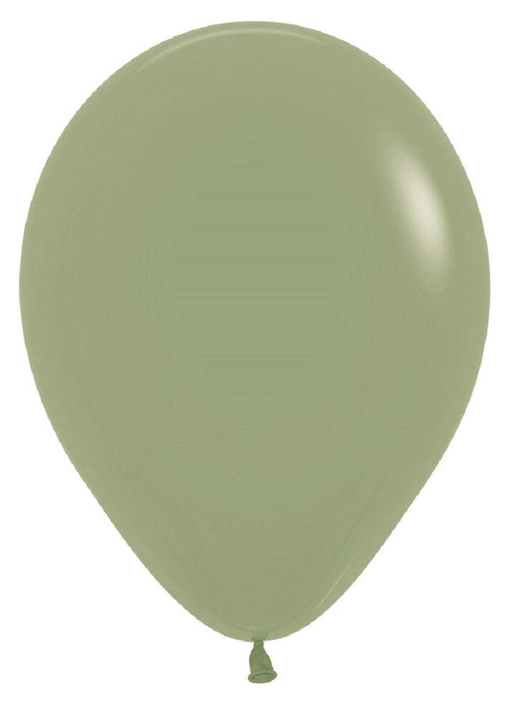 Sempertex 027 Fashion Eucalyptus (Grün) 23cm 9" Latex Luftballons