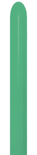 Sempertex 030 Fashion Green 260S Nozzle up Modellierballons Grün