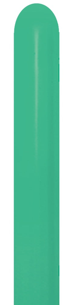 Sempertex 030 Fashion Green 360S Nozzle up Modellierballons Grün