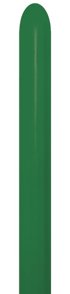 Sempertex 032 Fashion Forest Green 160S Nozzle up Modellierballons Grün