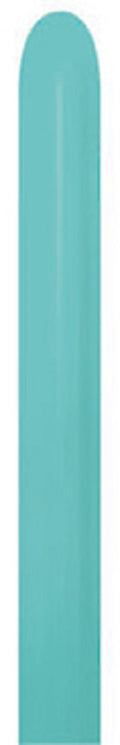 Sempertex 037 Fashion Aquamarine 260S Nozzle up Modellierballons Blau