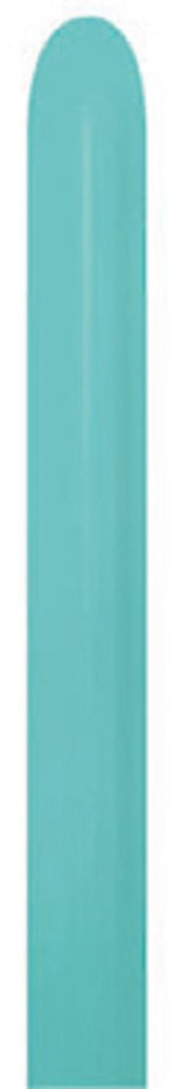 Sempertex 037 Fashion Aquamarine 260S Nozzle up Modellierballons Blau
