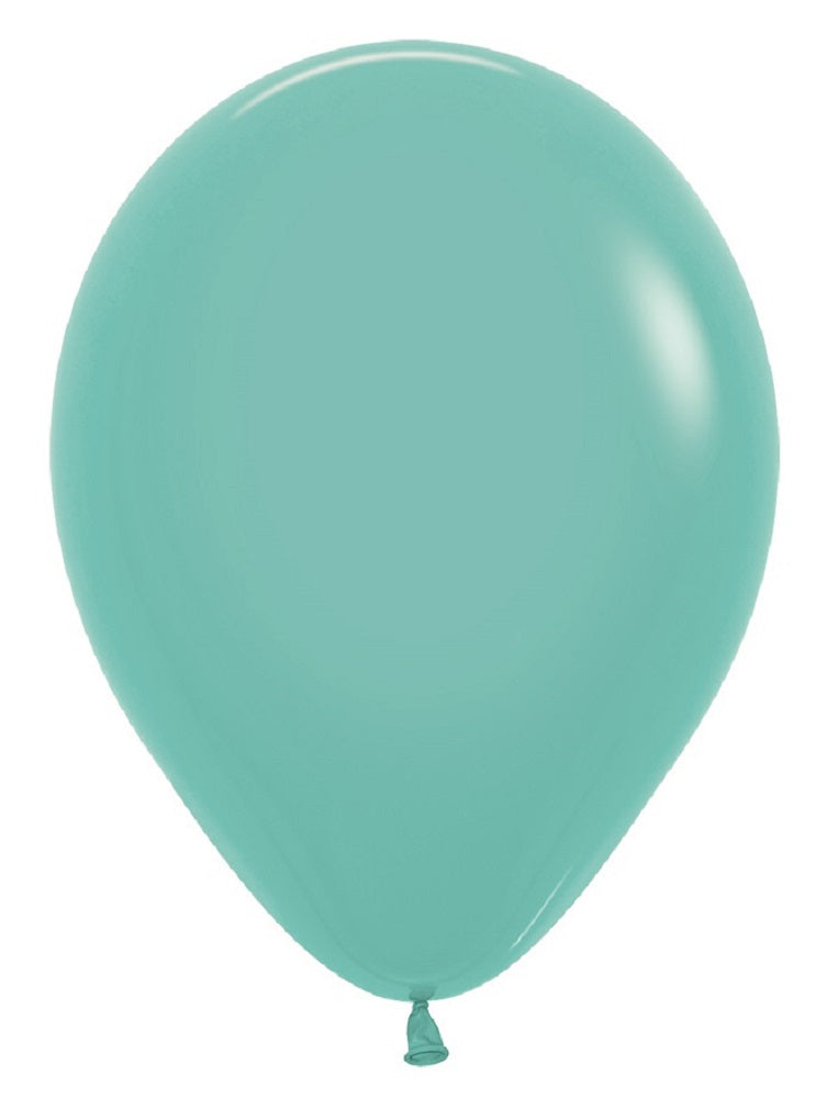 Sempertex 037 Fashion Aquamarine (Blau) 23cm 9" Latex Luftballons