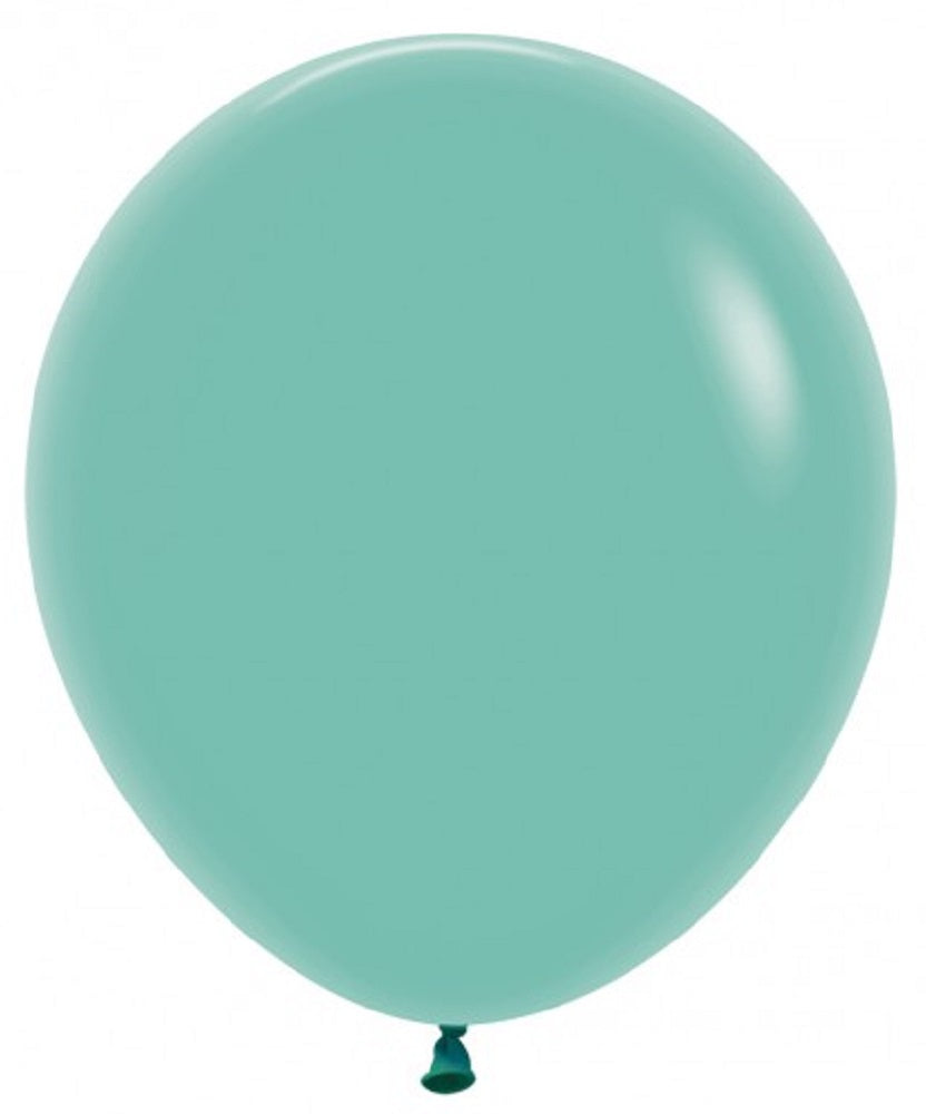 Sempertex 037 Fashion Aquamarine (Blau) 45cm 18" Latex Luftballons