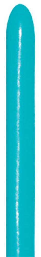 Sempertex 038 Fashion Caribbean Blue 260S Nozzle up Modellierballons Blau