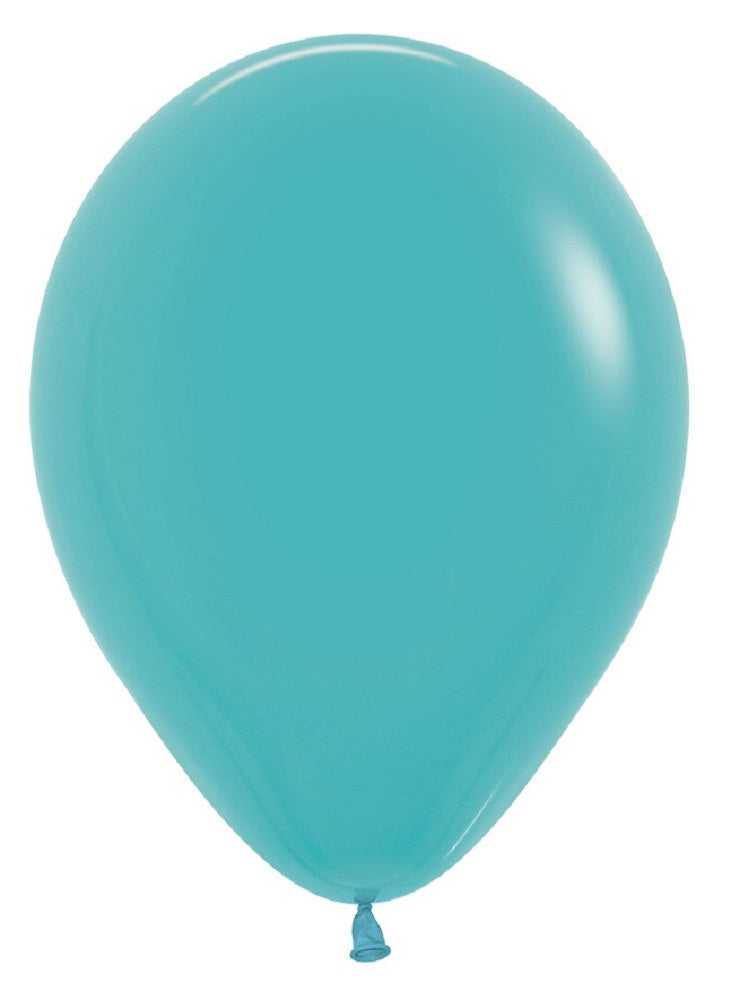 Sempertex 038 Fashion Caribbean Blue 23cm 9 Inch Latex Luftballons Blau