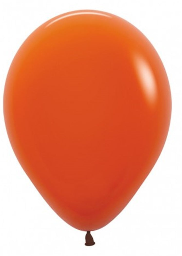 Sempertex 062 Fashion Sunset Orange 23cm 9" Latex Luftballons