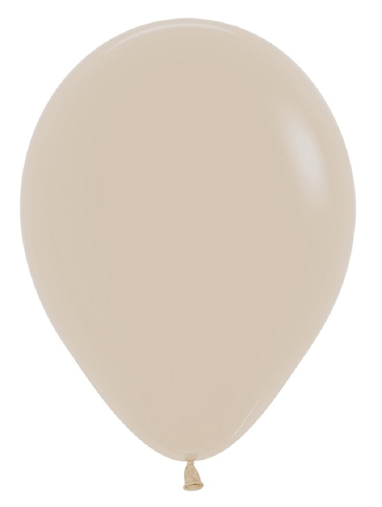 Sempertex 071 Fashion White Sand 23cm 9" Latex Luftballons