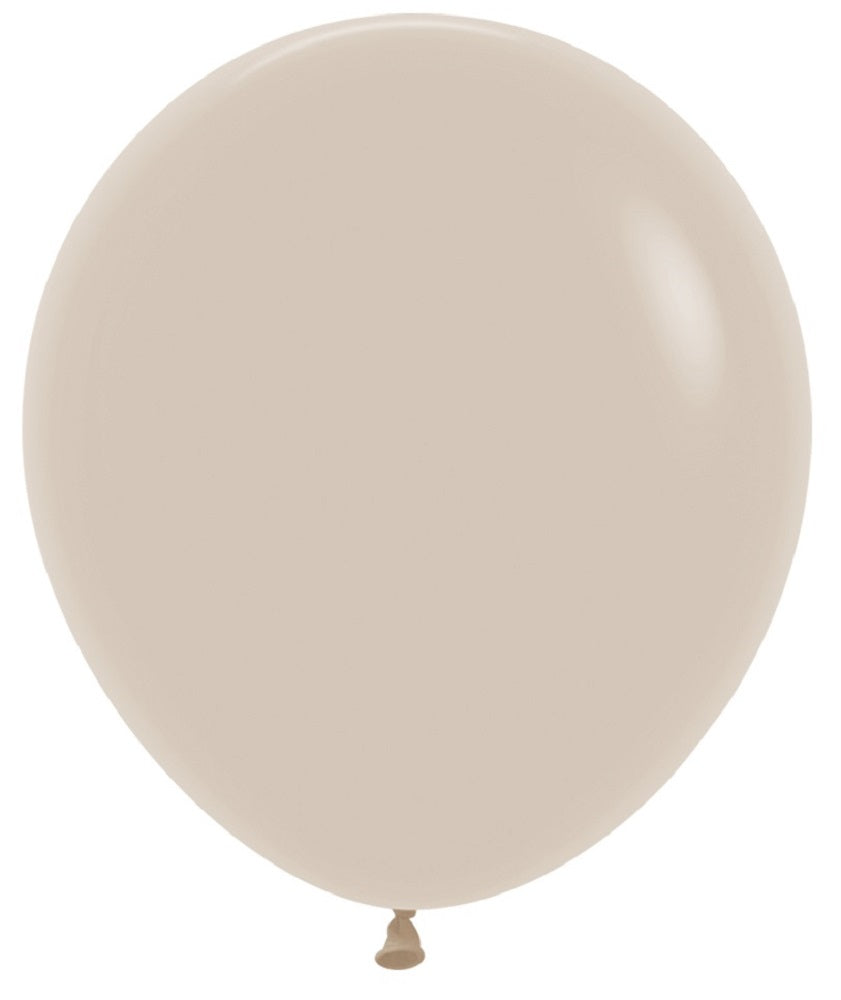 Sempertex 071 Fashion White Sand 45cm 18" Latex Luftballons
