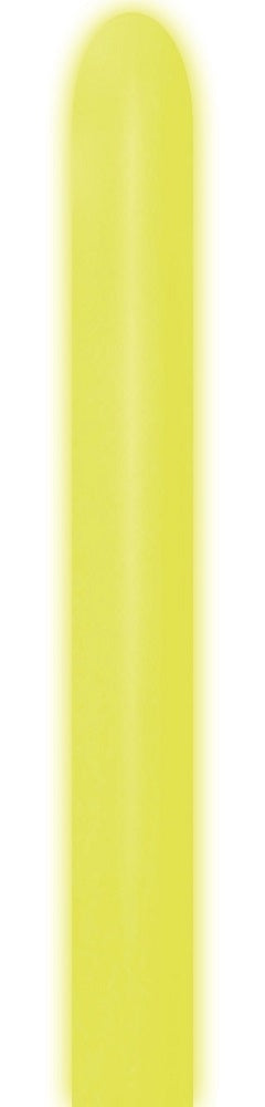 Sempertex 220 Neon Yellow 260S Modellierballons Neon Gelb