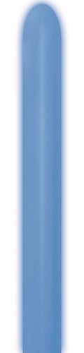 Sempertex 240 Neon Blue 260S Nozzle Up Modellierballons Neon Blau