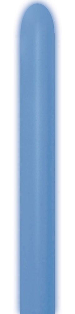 Sempertex 240 Neon Blue 260S Nozzle Up Modellierballons Neon Blau