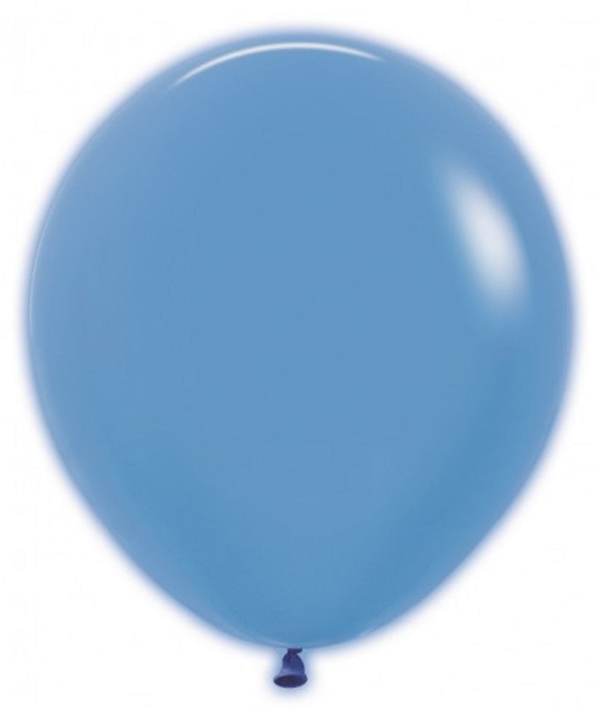 Sempertex 240 Neon Blue 45cm 18" Latex Luftballons