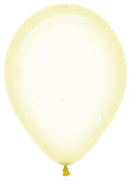 Sempertex 321 Crystal Pastel Yellow (Gelb) 30cm 12" Latex Luftballons