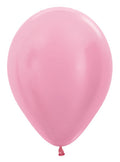 Sempertex 409 Satin Pearl Pink (Rosa) 23cm 9" Latex Luftballons